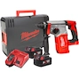 MILWAUKEE M18 BLH-502X koolborstelloze accu-combihamer SDS-plus 26 mm met 4 standen in HD Box (2x 5,0Ah accu + lader) - 4933478894