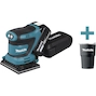 MAKITA DBO480RTJ 18V accu-vlakschuurmachine 112x102mm in MAKPAC (2x 5,0Ah accu + lader)
