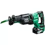 HIKOKI CR36DAWGZ 36V cordless reciprocating saw 300 mm in PVC case (2x 2.5Ah battery + charger)