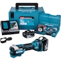 MAKITA DTM52RTJX1 18V LXT cordless multitool + accessory set in MAKPAC (2x 5.0Ah battery + charger)