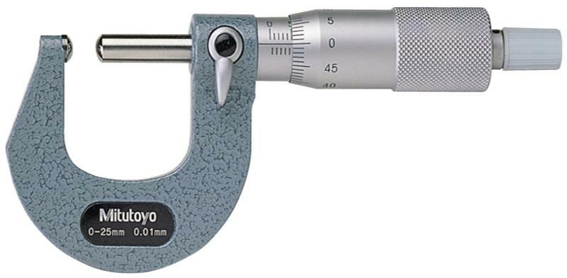 Jeu De 4 Micromètres Extérieurs 0-100 Mm - Précision 0,01 Mm, Avec étui En Bois