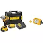 DEWALT DCF891P2T-QW Clé à chocs sans balais 18V XR 1/2" avec douille à anneau de friction en TSTAK (2x batterie 5.0Ah + chargeur)