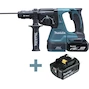 MAKITA DHR243RTJ 18V LXT cordless combi hammer SDS-Plus 24mm in MAKPAC IV (2x 5.0Ah battery + charger)