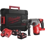 MILWAUKEE M18 ONEFHX-552X FUEL ONE-KEY cordless combi hammer SDS-plus 26 mm FIXTEC with 4 positions in HD Box (2x 5.5Ah battery + charger) - 4933478504