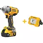 DEWALT DCF892P2T-QW 18V XR Brushless 1/2" accu-slagmoersleutel met pinaansluiting in TSTAK koffer (2x 5,0Ah accu + lader)