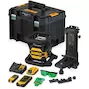 DEWALT DCE080D1GS-QW 18V XR cordless rotation laser green with tool connect (bluetooth) function in TSTAK (1x 2.0Ah battery + charger)