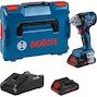 BOSCH GDS 18V-320 C cordless impact wrench in L-BOXX 136 (2x 4.0Ah battery + quick charger) - 06019L5101