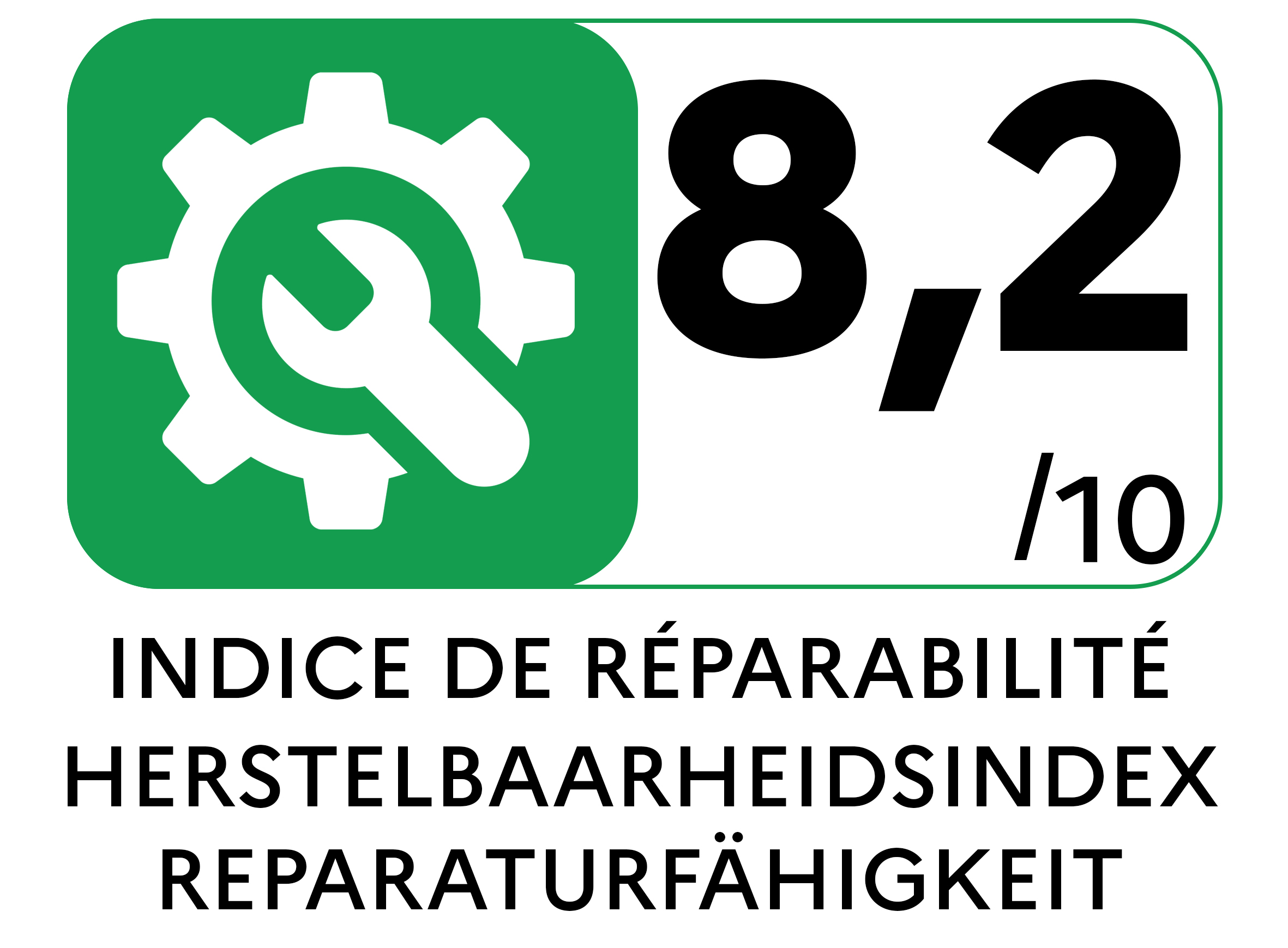 The repairability index shows how easy it is to repair a product. The higher the score (0 10), the e
