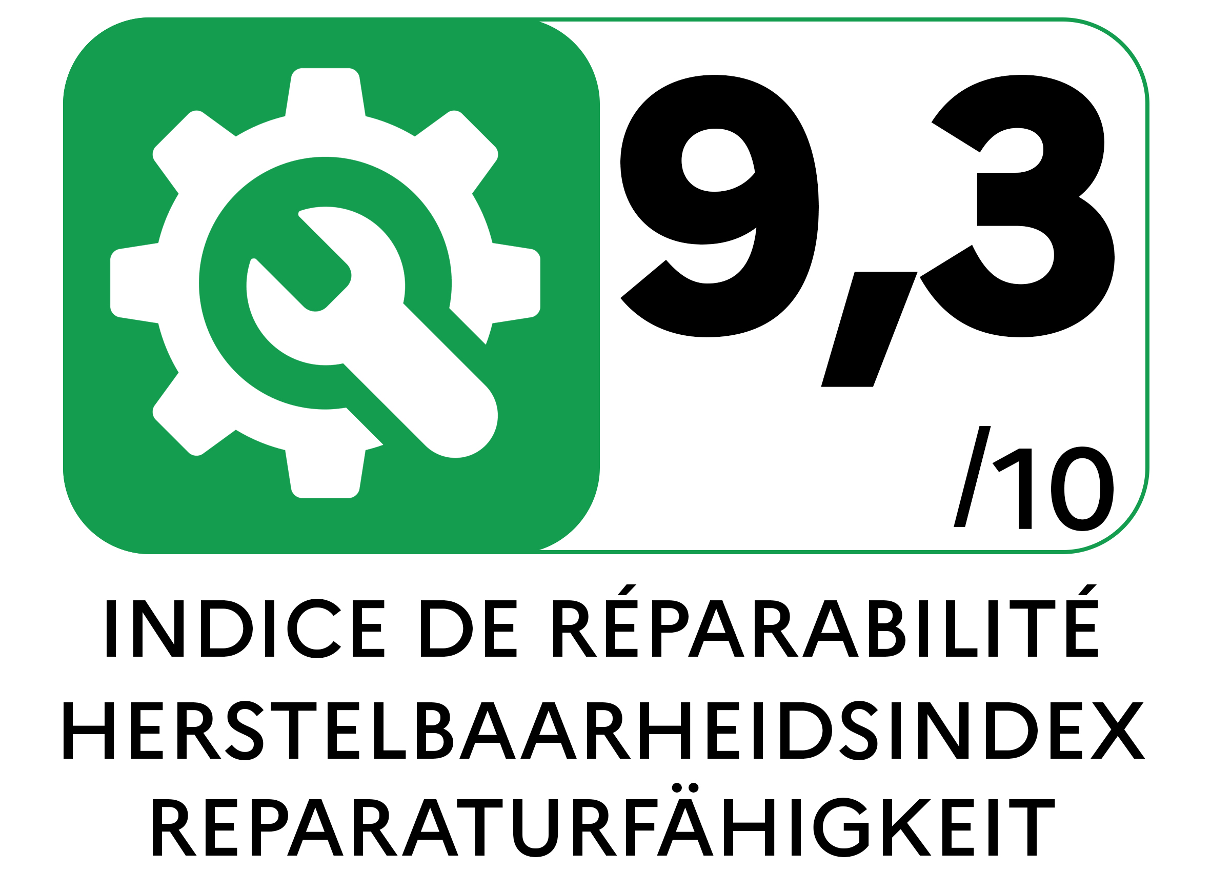 The repairability index shows how easy it is to repair a product. The higher the score (0 10), the e